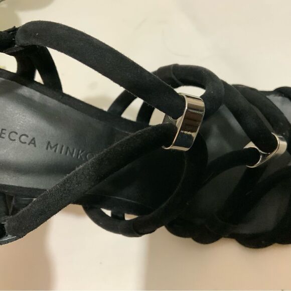 REBECCA MINKOFF black Apolline Strappy Sandals shoes size 7 M $158 - Picture 15 of 15